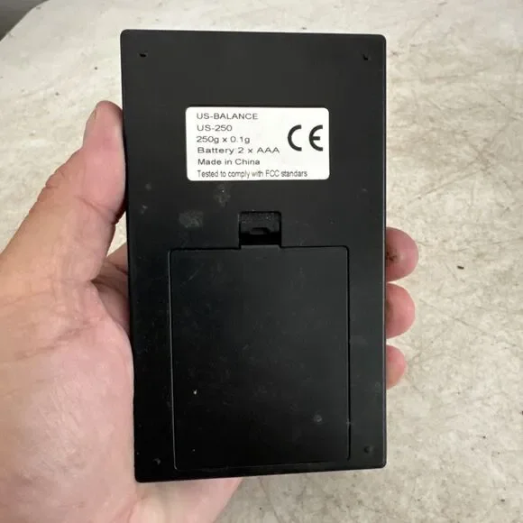 US-250 250g x0.1g DIGITAL JEWELRY SCALE FROM US BALANCE - Picture 7 of 7